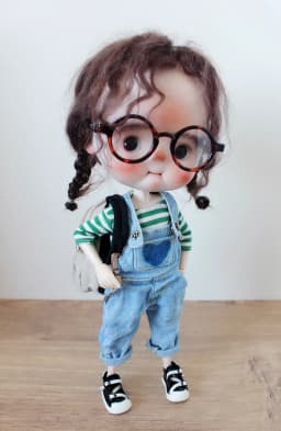 BJD SD Doll 1/6 Big Head Mini Girl 25cm A birthday present High Quality Articulated puppet Toys gift Dolly Model free shipping