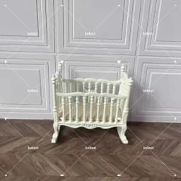 Miniature Dollhouse Furniture Wooden 1：12 Classical Mini Furniture Model Palace Retro Luxury Doll Wardrobe Doll Accessories