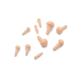 1.8mm/2mm/2.5mm/3mm/3.5mm/4mm/4.5mm/5mm/5.5mm/6mm Doll Eyes for crochet toy Plastic DIY Doll Accessroies  100pcs/lot