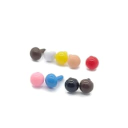 1.8mm/2mm/2.5mm/3mm/3.5mm/4mm/4.5mm/5mm/5.5mm/6mm Doll Eyes for crochet toy Plastic DIY Doll Accessroies  100pcs/lot