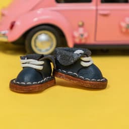 Obitsu 11 Ob11 handmade leather shoes Shoes Fashion Doll Cowhide Shoes With Shoelace For Ob11, Obitsu 11, Holala, Gcs, 1/12bjd