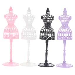 Mannequin Hollow Model hanger Stand Rack Holder for Dolls Girls Fantasy Doll Display Holder Dress Clothes Gown Doll Accessories