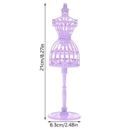 Mannequin Hollow Model hanger Stand Rack Holder for Dolls Girls Fantasy Doll Display Holder Dress Clothes Gown Doll Accessories