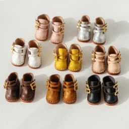 Cute Blyth Doll High Boots Double Buckle Leather Shoes Ob22 Ob24 Dolls Shoes Suitable for Licca Azones Body Doll Accessories Toy