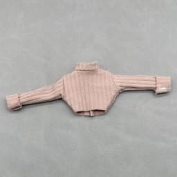 DLBell Handmade Blythe Doll Clothes Fashion Sweater Knitted Short Top and Jeans Pants for Blyth OB24 Dolls Accessories
