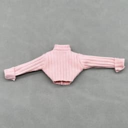 DLBell Handmade Blythe Doll Clothes Fashion Sweater Knitted Short Top and Jeans Pants for Blyth OB24 Dolls Accessories
