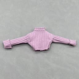 DLBell Handmade Blythe Doll Clothes Fashion Sweater Knitted Short Top and Jeans Pants for Blyth OB24 Dolls Accessories