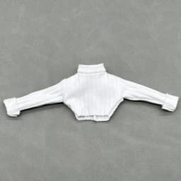 DLBell Handmade Blythe Doll Clothes Fashion Sweater Knitted Short Top and Jeans Pants for Blyth OB24 Dolls Accessories