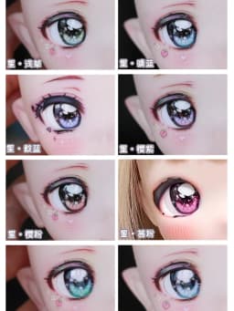 BJD eyes doll Metallic effect eyes 10mm-24mm doll acrylic eyes for ob11 1/8 1/6 1/4 1/3 BJD SD doll accessories doll eyes
