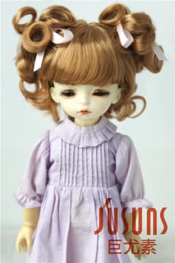 FJusuns Doll Wigs JD011 Doll Wig All Size Lovely Curls Charming Synthetic Mohair BJD Hair SD Blythes Doll Accessories Doll Hair