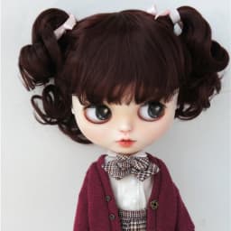 FJusuns Doll Wigs JD011 Doll Wig All Size Lovely Curls Charming Synthetic Mohair BJD Hair SD Blythes Doll Accessories Doll Hair