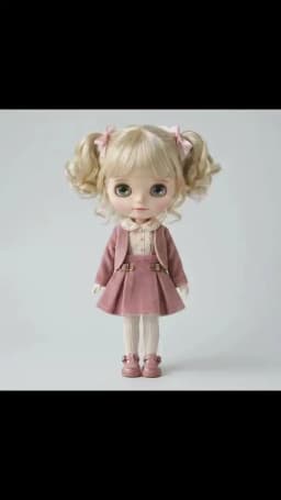 FJusuns Doll Wigs JD011 Doll Wig All Size Lovely Curls Charming Synthetic Mohair BJD Hair SD Blythes Doll Accessories Doll Hair