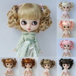 FJusuns Doll Wigs JD011 Doll Wig All Size Lovely Curls Charming Synthetic Mohair BJD Hair SD Blythes Doll Accessories Doll Hair