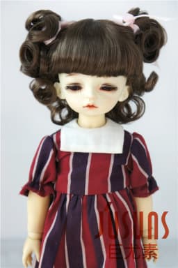 FJusuns Doll Wigs JD011 Doll Wig All Size Lovely Curls Charming Synthetic Mohair BJD Hair SD Blythes Doll Accessories Doll Hair