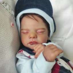 45cm Artist Oil Painted Sam Reborn Doll Kits Lifelike Real Kit Reborn Acessórios Para Peças De Bebê Em Boneca Renascidos
