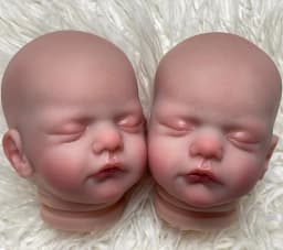 45cm Artist Oil Painted Sam Reborn Doll Kits Lifelike Real Kit Reborn Acessórios Para Peças De Bebê Em Boneca Renascidos