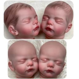 45cm Artist Oil Painted Sam Reborn Doll Kits Lifelike Real Kit Reborn Acessórios Para Peças De Bebê Em Boneca Renascidos