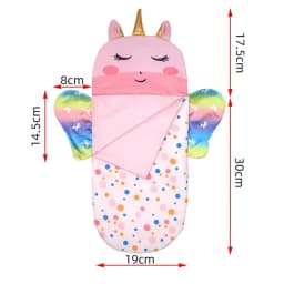 Doll Sleeping Bag for 43cm Dolls Lovely Unicorn Pillow 17-18inch Baby New Born Dolls Accessories American Girl's Birthday Gift