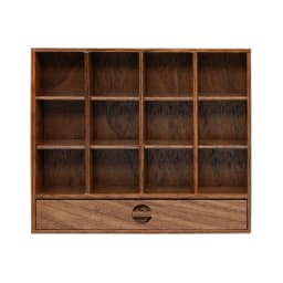 1/6 Cup holder/storage rack solid wood cherry wood doll house mini model 24006
