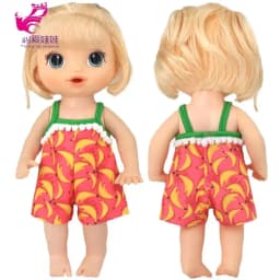 Doll Summer Green Sequins Dress 12 Inch Baby Doll Clothes Children Birthday Gift