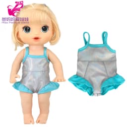 Doll Summer Green Sequins Dress 12 Inch Baby Doll Clothes Children Birthday Gift