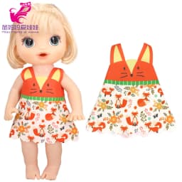 Doll Summer Green Sequins Dress 12 Inch Baby Doll Clothes Children Birthday Gift