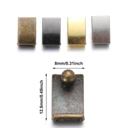 5/20Pcs 1/6 Doll Belt Buckle Ultra-small Leather Waistband Buckle For DIY Blyth Doll Clothes Miniature Bag Sewing Accessories