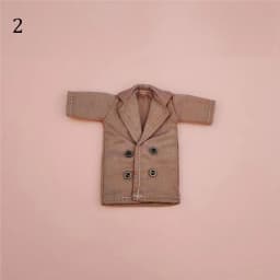 1/12 Doll Fashion Ripped Pants Doll Jeans 12~16cm Doll Coat Cool Jeans Jackets Doll Pants Shorts Clothes Accessories Kids Gift