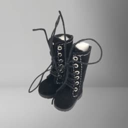 Tilda 3.2cm Doll Boots for Blythe Doll Toy,1/8 Mini Leather Dolls Shoes for Blyth Azone 1:6 Doll Casual Puppet Shoes Accessories