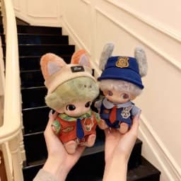 For Dimoo Doll Clothes Judy Nick Zootopia 2 Limited Cute Outfit Set For Vinyl Doll Figures Wholesale Collectible Home Decor