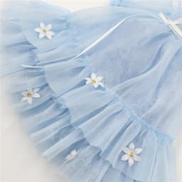 DBS dress for Blyth Doll ICY Licca Outfit Blue Dress Flower Suit Wedding Dress Lace Anime Doll Clothes