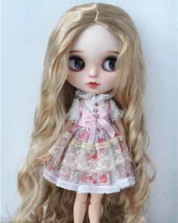 JD435 1/4 1/3 MSD SD DOD Blythes Extremely Long Lady Curly Synthetic mohair BJD Doll Wigs Qbaby Doll Hair