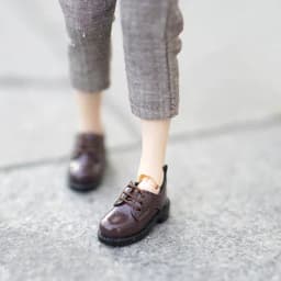 OB11 doll shoe 1/12size and Blythes fashion new suit leather shoes ● versatile collegiate gentleman shoes brown white gray etc