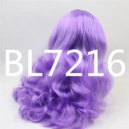 DBS blyth doll icy rbl scalp and dome wavy hair wig for DIY custom green hair purple hair blonde hair anime toy