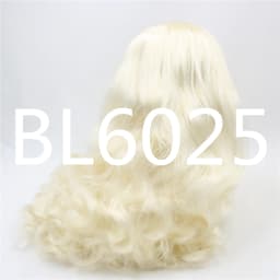 DBS blyth doll icy rbl scalp and dome wavy hair wig for DIY custom green hair purple hair blonde hair anime toy