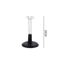 Practical Metal Doll Bracket Adjustable White Black Stand Holder Toy Store Display Toy Store Display Support Dollhouse Accessory