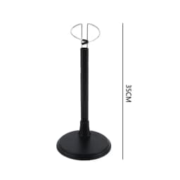 Practical Metal Doll Bracket Adjustable White Black Stand Holder Toy Store Display Toy Store Display Support Dollhouse Accessory
