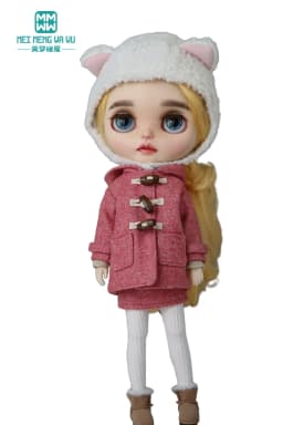 Blyth Clothes Fashion Woolen Overcoat Winter Coat Toys Gift
