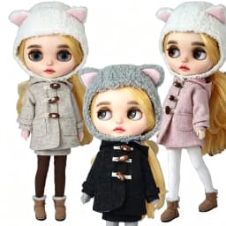 Blyth Clothes Fashion Woolen Overcoat Winter Coat Toys Gift