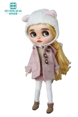 Blyth Clothes Fashion Woolen Overcoat Winter Coat Toys Gift