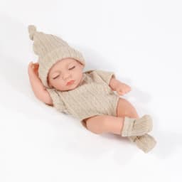 20cm Vinyl Reborn Baby Dolls with Clothes 8inch Newborn Baby Doll Waterproof Bebe Doll Cute Mini Doll for Girls Birthday Gifts