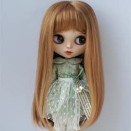 Jusuns JD371 9-10inch 10-11inch Soft Synthetic Mohair Doll Wig Full Bangs Miranda BJD Hair OG Blythes Meadow Doll Accessories
