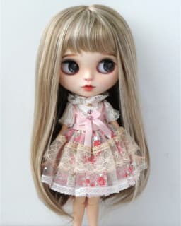 Jusuns JD371 9-10inch 10-11inch Soft Synthetic Mohair Doll Wig Full Bangs Miranda BJD Hair OG Blythes Meadow Doll Accessories
