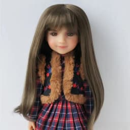 Jusuns JD371 9-10inch 10-11inch Soft Synthetic Mohair Doll Wig Full Bangs Miranda BJD Hair OG Blythes Meadow Doll Accessories