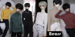 Doll accessories 1/4 1/3 70cm SD13 SD17 SD10  man woman ID75 msd sd bjd doll  clothes  tops Bears17