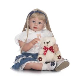 Many Hair Styles Reborn Doll /BJD Doll Hair Wig Fit The Circumference of A Doll's Head is About 46cm Silicone Reborn Dolls Hair