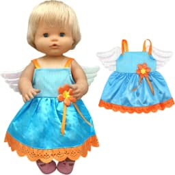 Reborn Baby Dolls Dress for 40 Cm Nenuco Ropa Y Su Hermanita Children Girl Gift Doll Clothes
