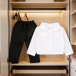 White Shirt+Pants Clothes Set For 43cm Baby New Born Doll Office Lady Suit Fit For American 18 Inch Girl And OG,Russia Doll Toy