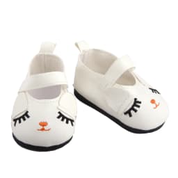 Cute Jacquard American 18 Inch Girl Doll 7cm Shoes Boots Embroidery Rabbit Cartoon Doll Shoes For 43cm Baby New Born,DIY,OG Doll