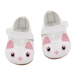 Cute Jacquard American 18 Inch Girl Doll 7cm Shoes Boots Embroidery Rabbit Cartoon Doll Shoes For 43cm Baby New Born,DIY,OG Doll